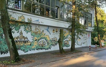 Zdjęcie do W Podkowie powstał kolejny mural