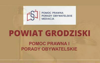 Zdjęcie do Nieodpłatna pomoc prawna i nieodpłatne poradnictwo obywatelskie dla mieszkańc&oacute;w Powiatu Grodziskiego.