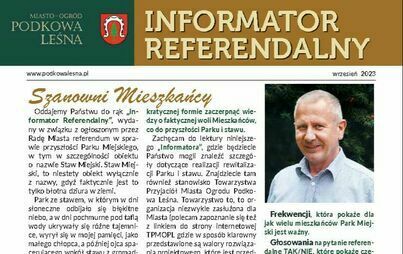 Zdjęcie do Informator Referendalny