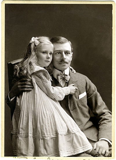 Stanisław Lilpop z córką