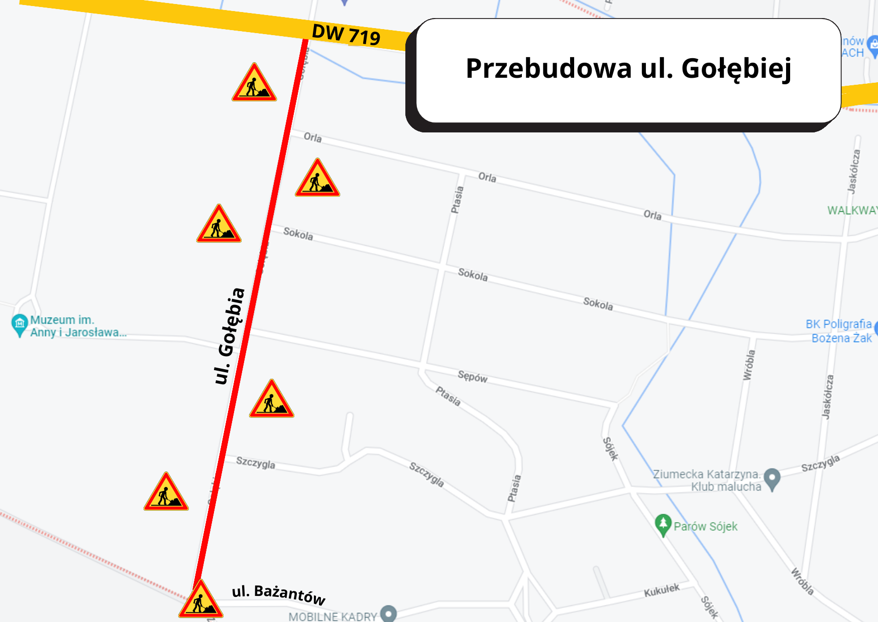 Mapa_-_ul-_Gołębia