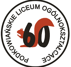 Logo Podkowiańskiego Liceum Ogólnokształcącego Nr 60