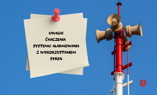 Zdjęcie do Ćwiczenia systemu alarmowania z wykorzystaniem syren