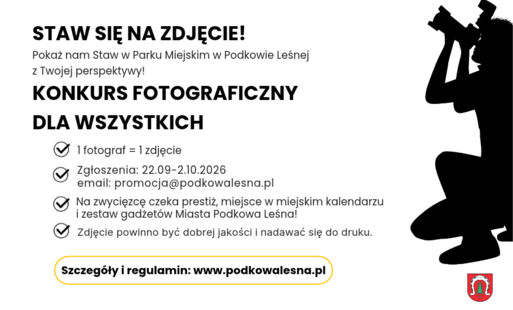 Konkurs fotograficzny „Staw w Parku Miejskim w Podkowie Leśnej”