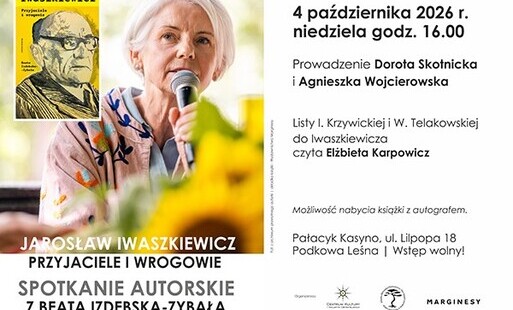Spotkanie z Beatą Izdebską-Zybałą. „Iwaszkiewicz. Przyjaciele i wrogowie”