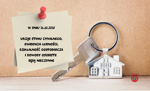 Informacja w sprawie funkcjonowania Urzędu Stanu Cywilnego w dniu 21.10.2026