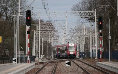 Zdjęcie do Rozbudowa linii kolejowej WKD o drugi tor pomiędzy Podkową Leśną i Grodziskiem Mazowieckim zakończona.